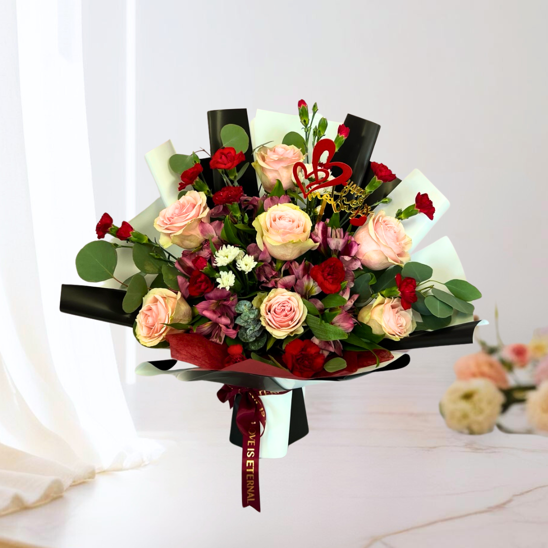 A graceful way to say “Thank you, Mom." Soft Pink