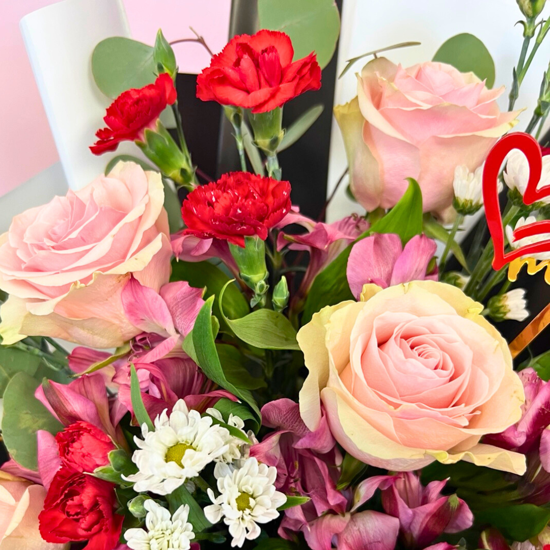 A graceful way to say “Thank you, Mom." Soft Pink Closeup