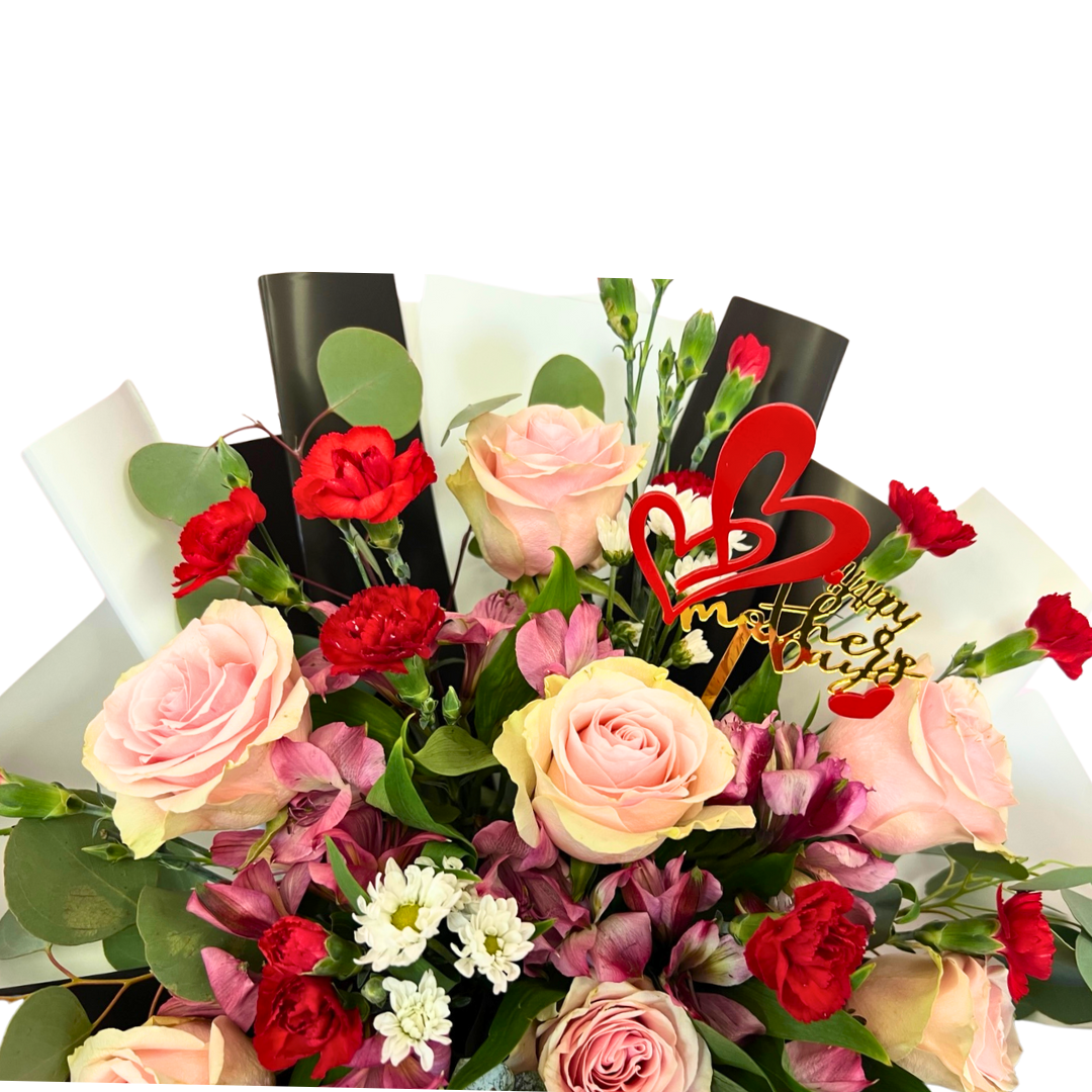 A graceful way to say “Thank you, Mom." Soft Pink Closeup