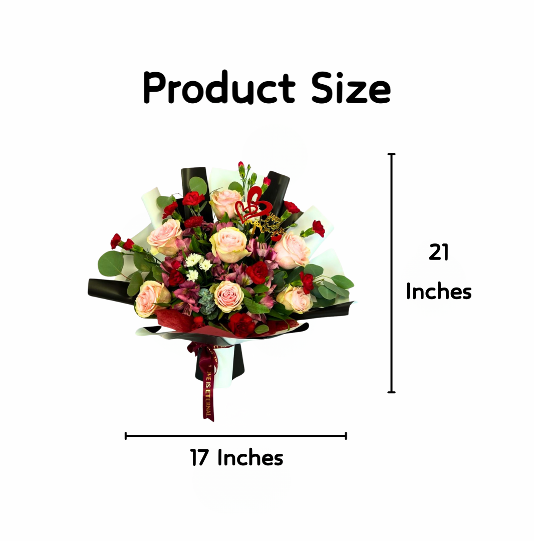 A graceful way to say “Thank you, Mom." Product size