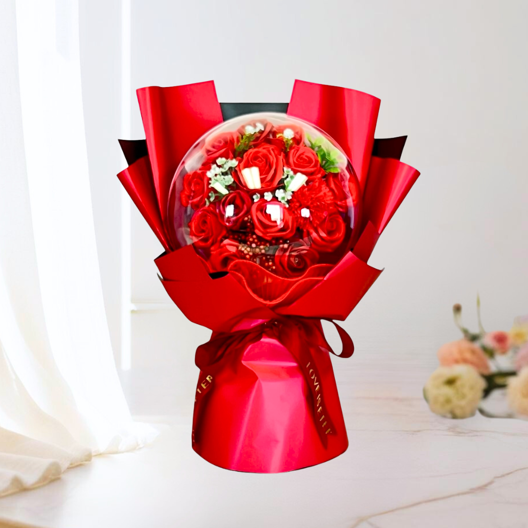 Forever in My Heart Bouquet Red
