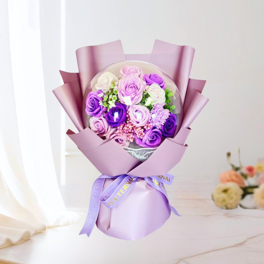 Forever in My Heart Bouquet Purple