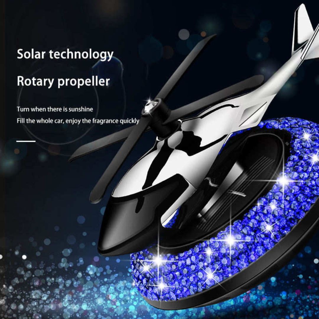 Solar technology Rotary Propeller: Turn when there is sunshine, Fill the whole car, enjoy the fragrance quickly