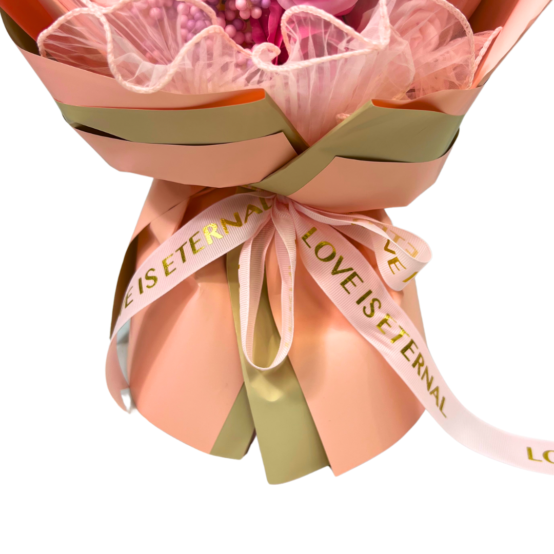 Happy Me BOBO Soap Bouquet Closeup