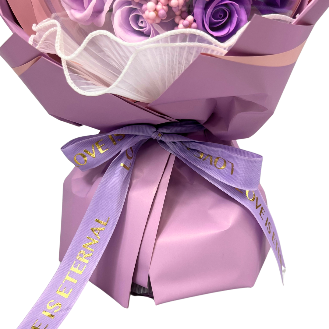 Happy Me BOBO Soap Bouquet Closeup