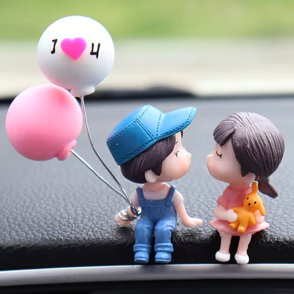 Blue Hat Balloon Couple