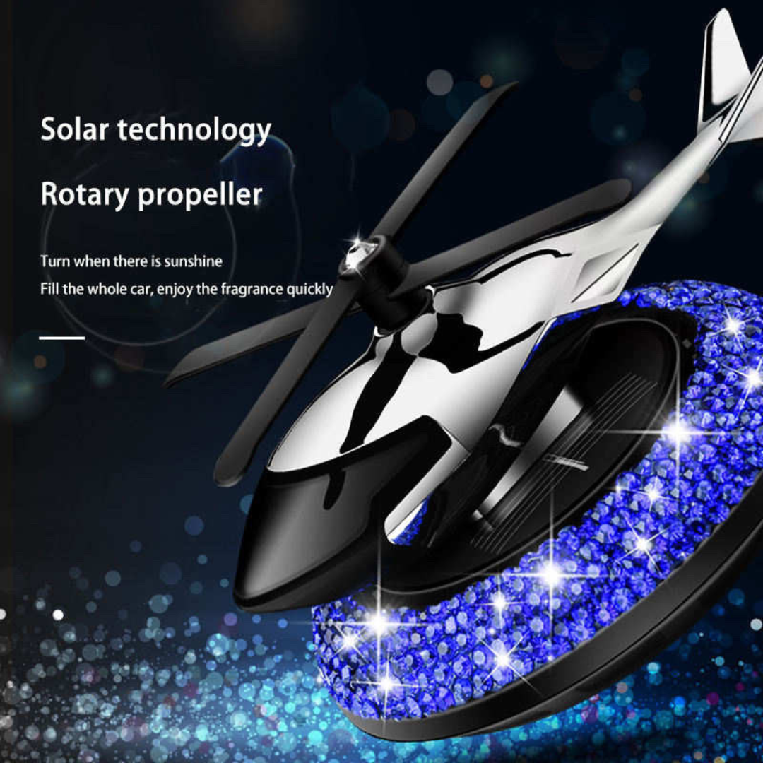 Solar technology Rotary Propeller: Turn when there is sunshine, Fill the whole car, enjoy the fragrance quickly 