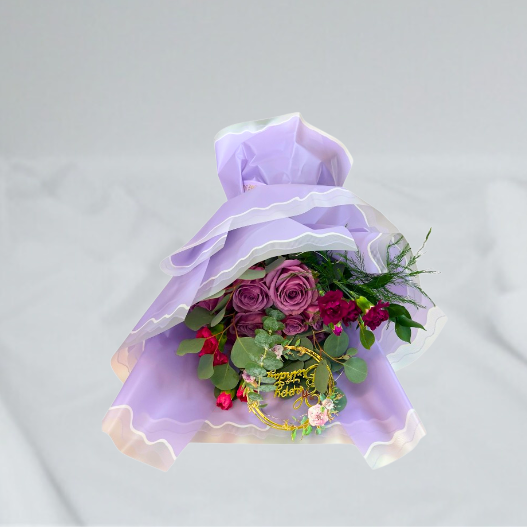 Lavender Bliss Bouquet - Fresh Cut Flowers