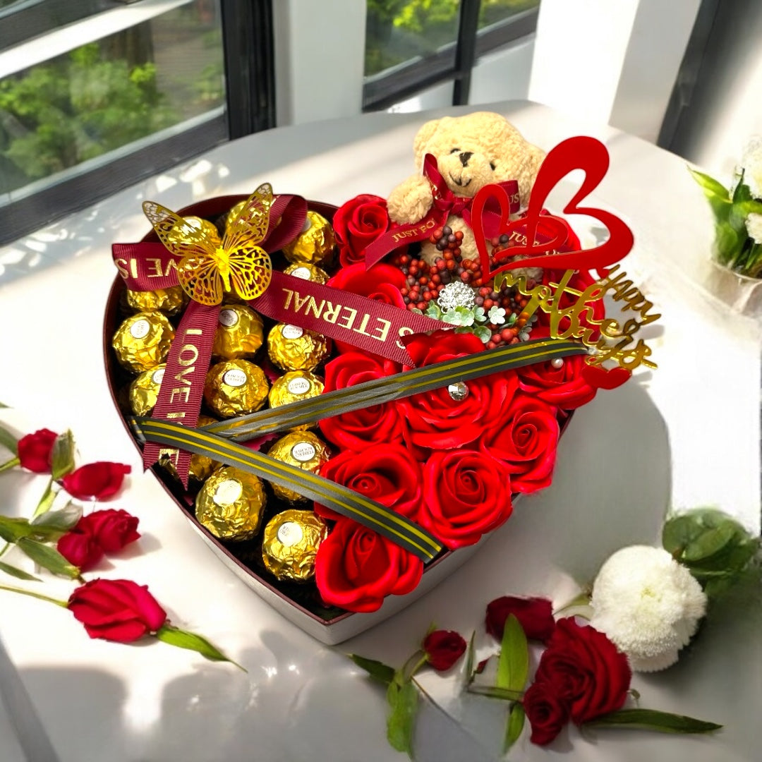 Luxurious Sweet Heart Gift Red