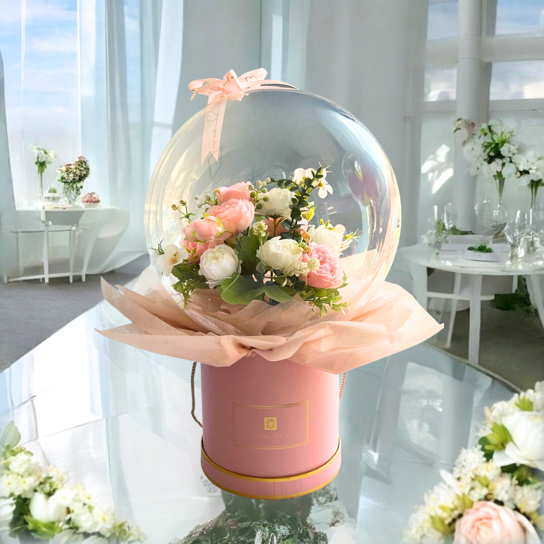 Eternal Bloom Sphere Bouquet Pink