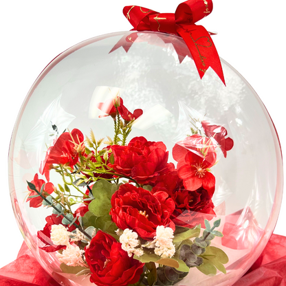 Eternal Bloom Sphere Bouquet Red  Close up